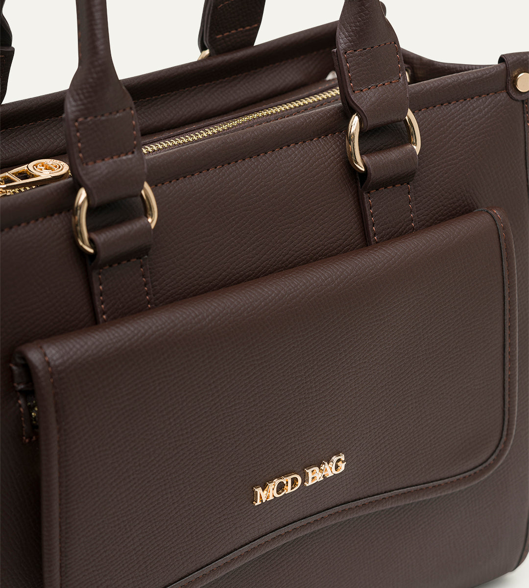 Milena Kahverengi E. Deri Bebek Çantası