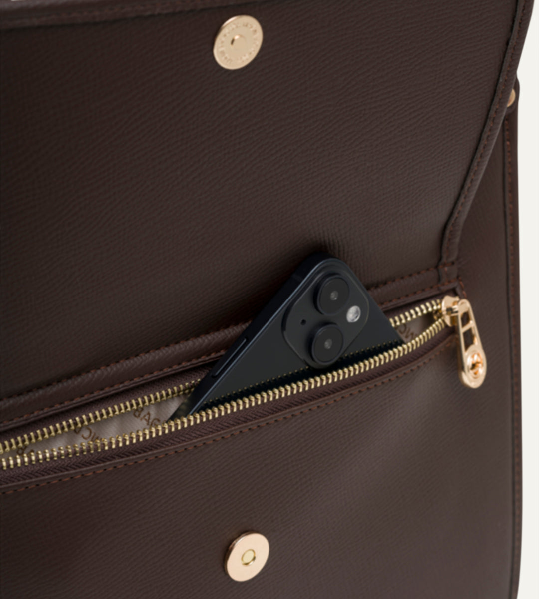 Milena Kahverengi E. Deri Bebek Çantası