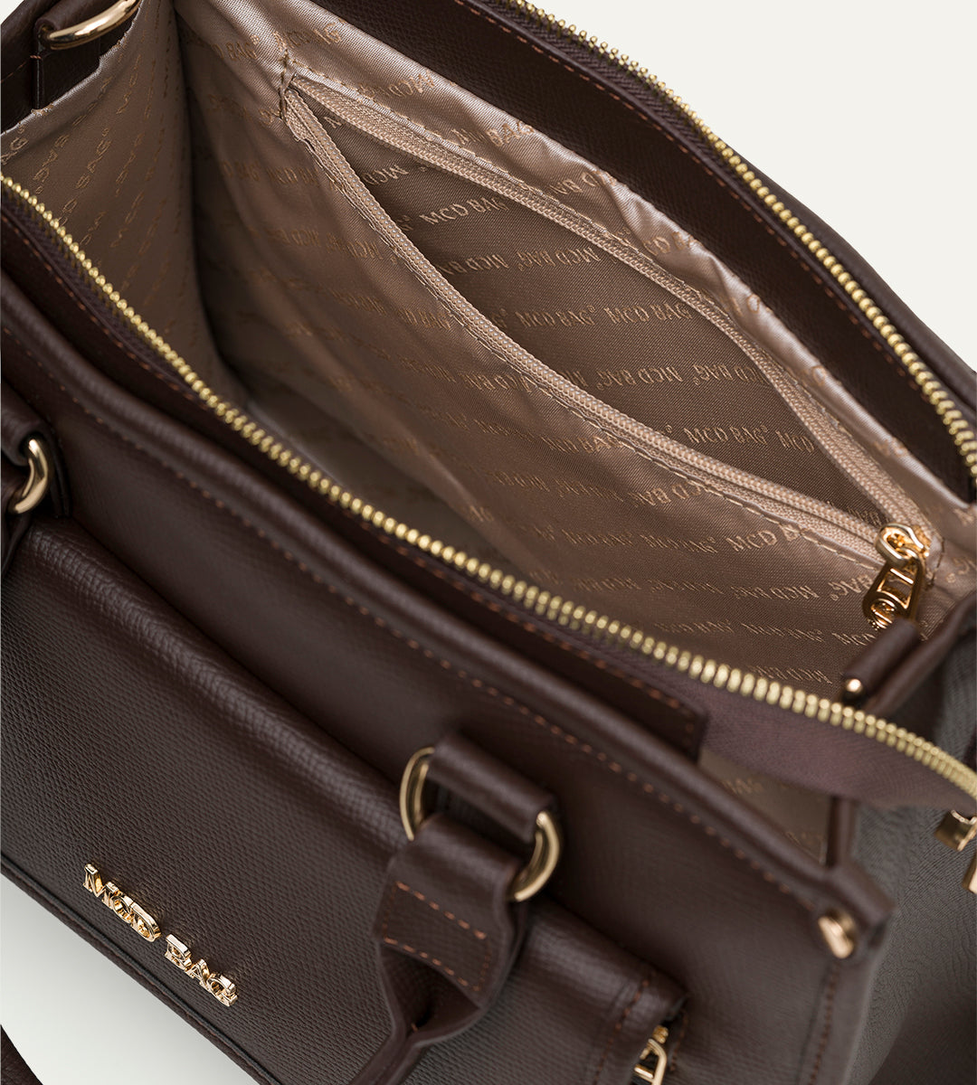 Milena Kahverengi E. Deri Bebek Çantası