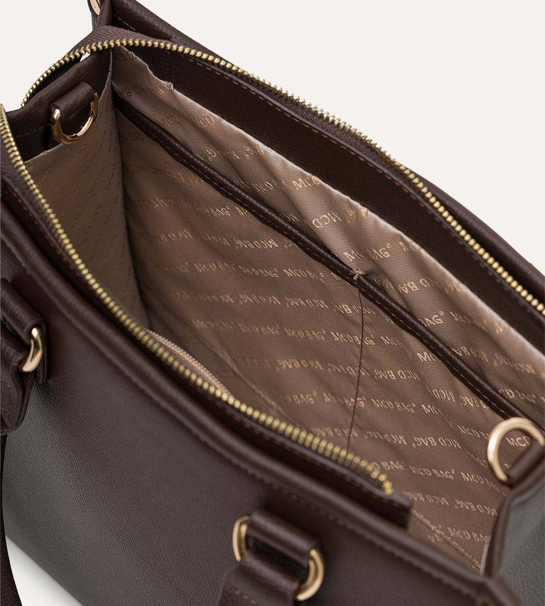 Milena Kahverengi E. Deri Bebek Çantası