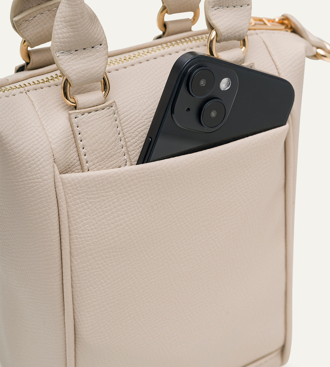 Bella Bej E. Deri Bebek Çantası