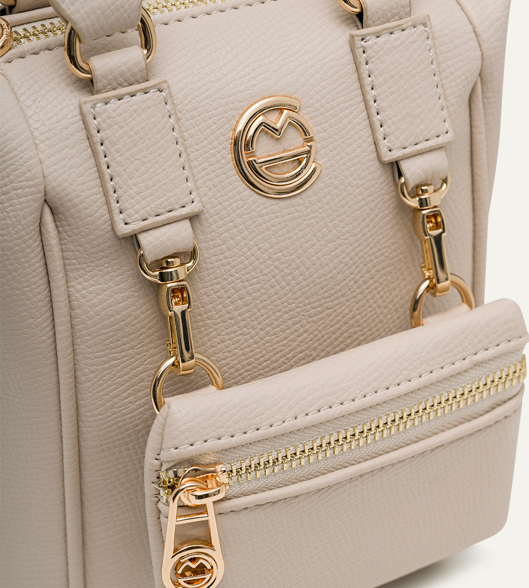 Bella Bej E. Deri Bebek Çantası