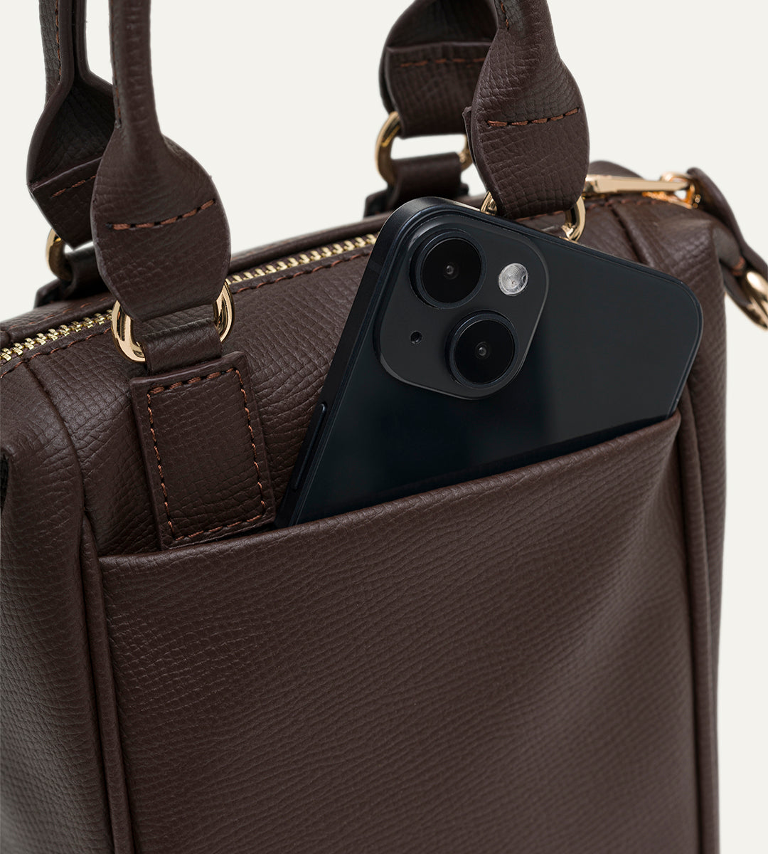 Bella Kahverengi E. Deri Bebek Çantası