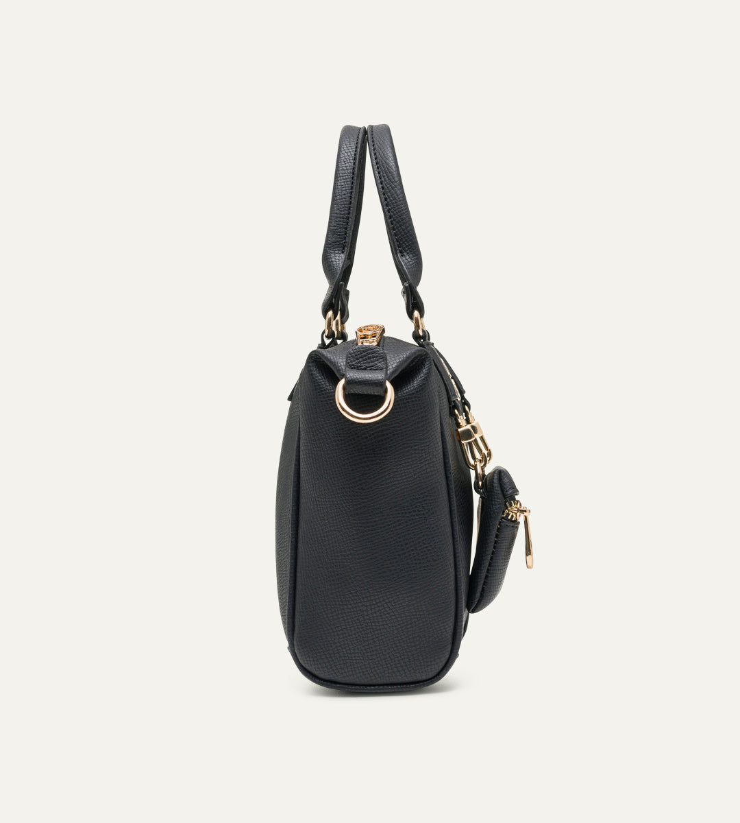 Bella Siyah E. Deri Bebek Çantası