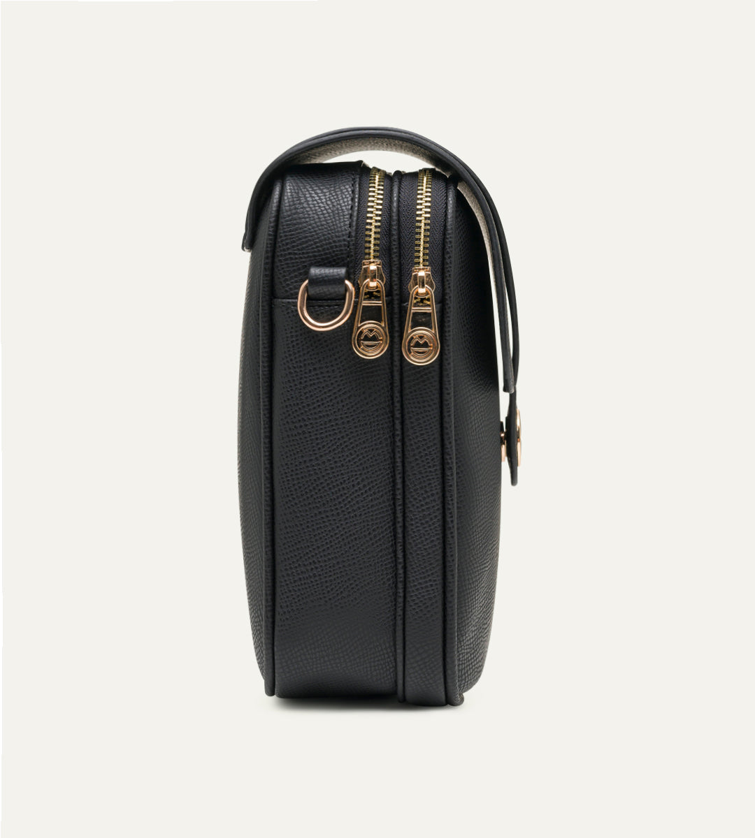 Mila Siyah Deri Bebek Çantası