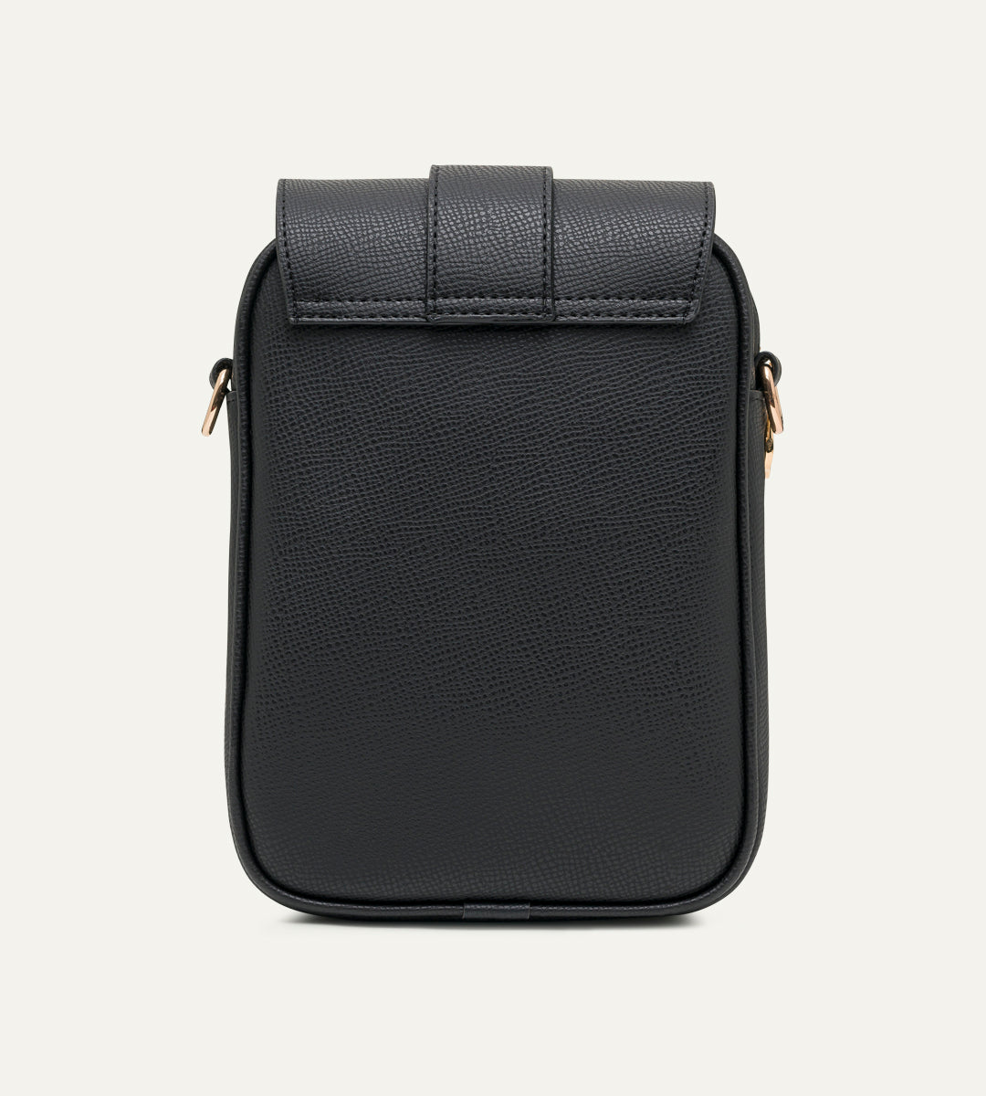 Mila Siyah Deri Bebek Çantası