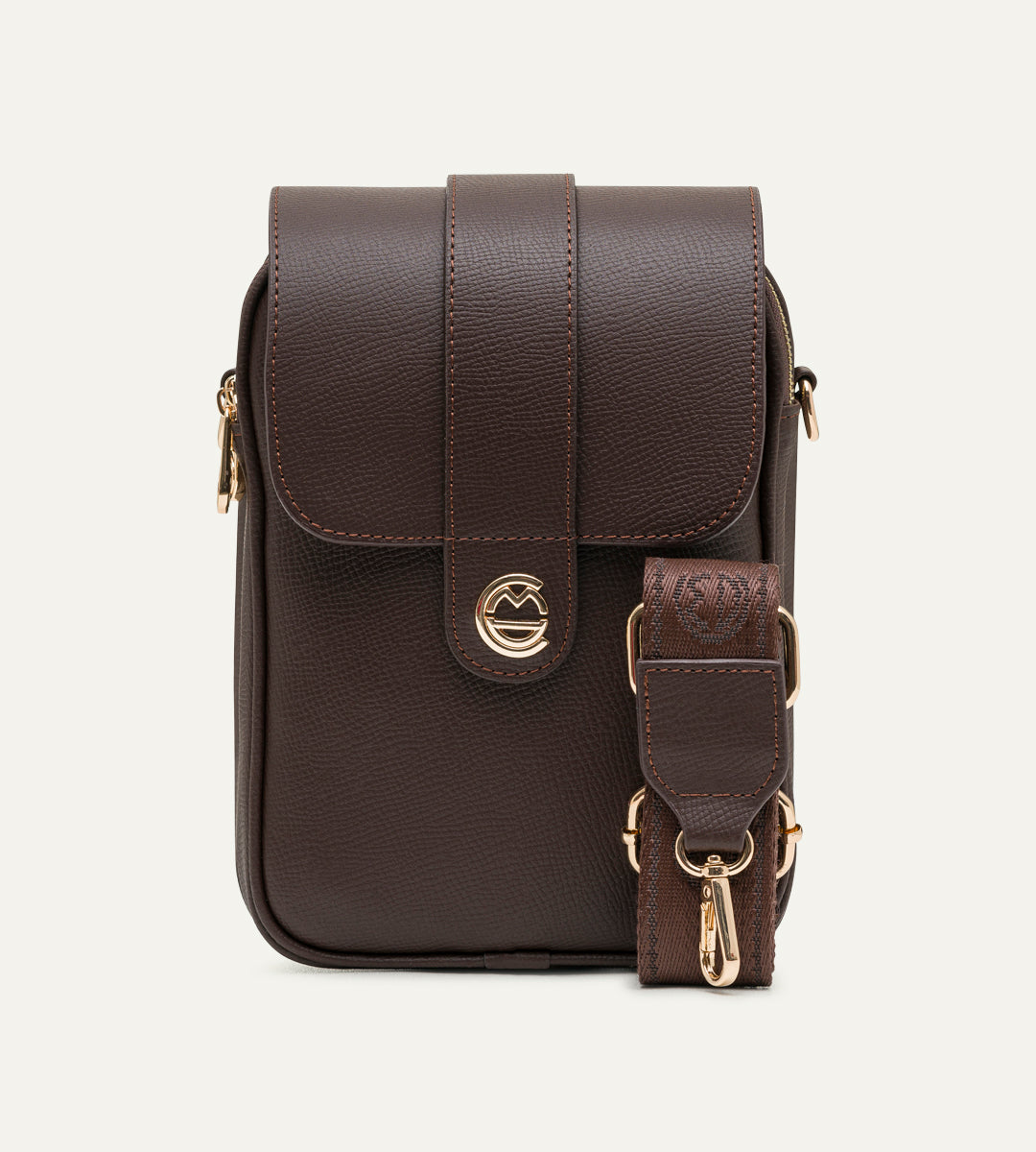 Mila Kahverengi Deri Bebek Çantası