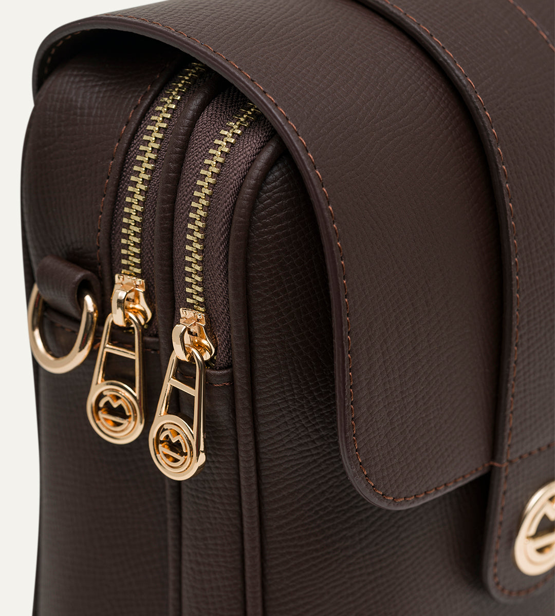 Mila Kahverengi Deri Bebek Çantası