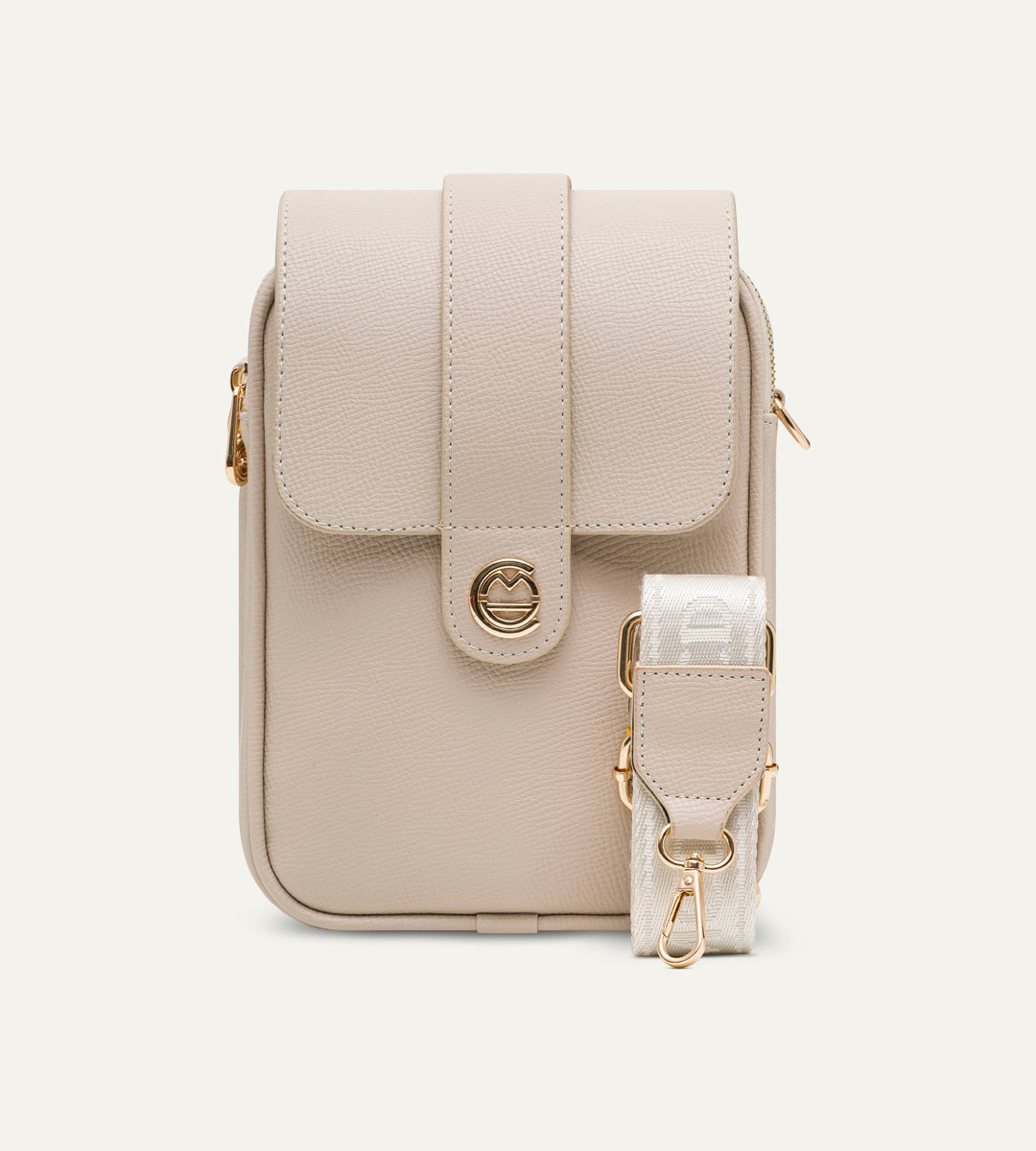 Mila Bej Deri Bebek Çantası