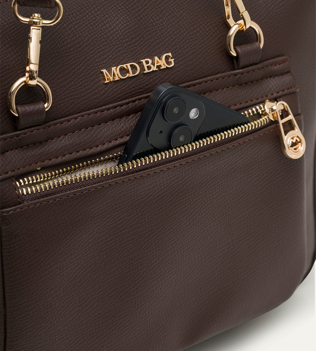 Alisa Kahverengi E. Deri Bebek Çantası