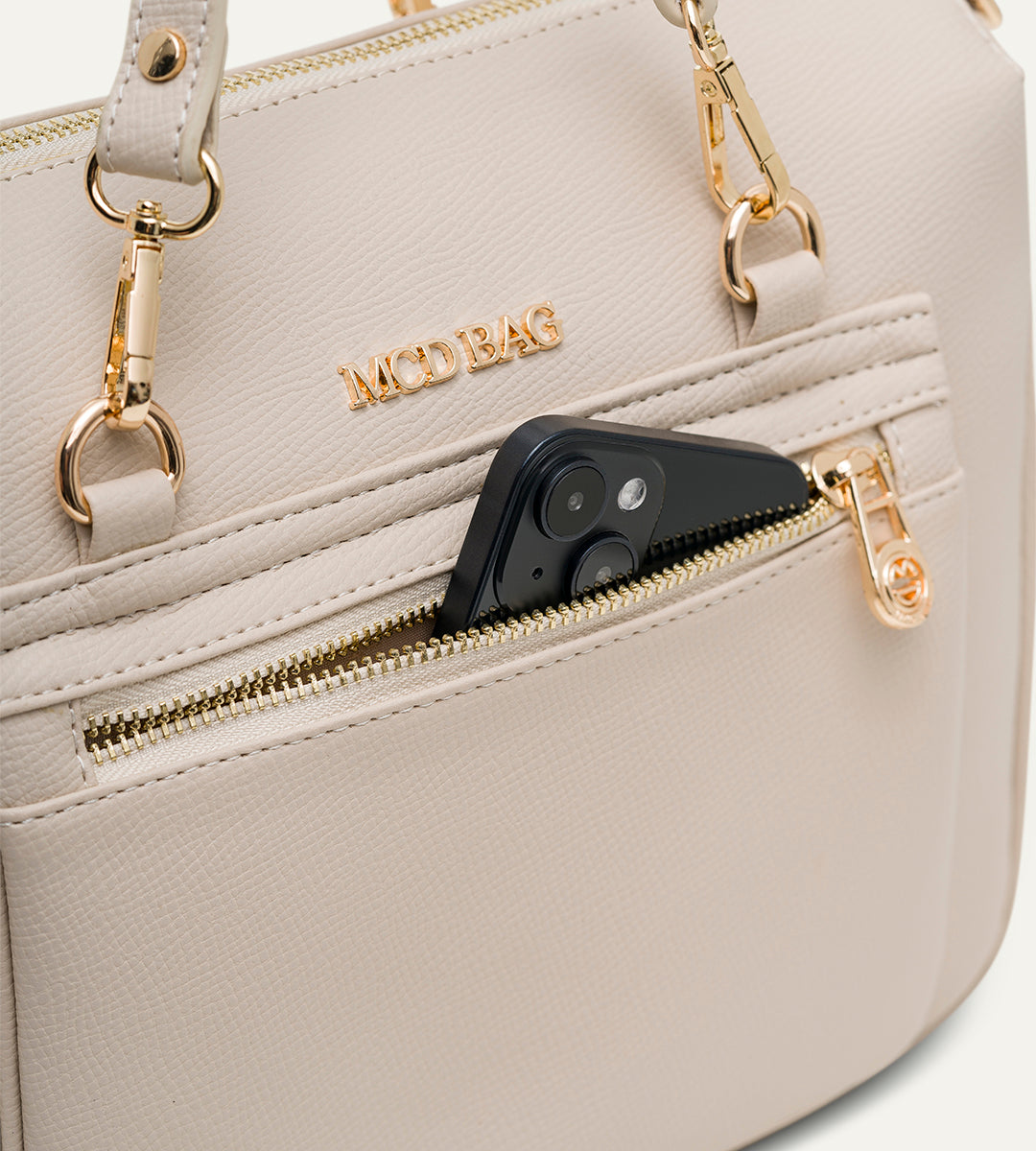 Alisa Bej E. Deri Bebek Çantası