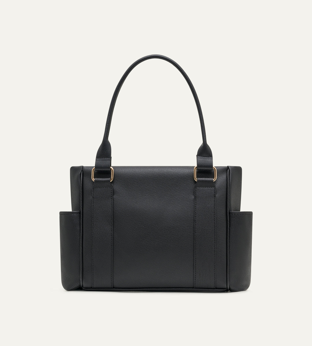 Elena Siyah E. Deri Bebek Çantası