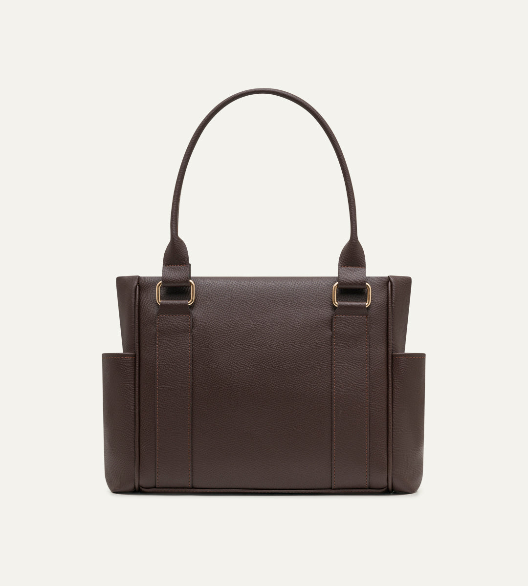 Elena Kahverengi E. Deri Bebek Çantası