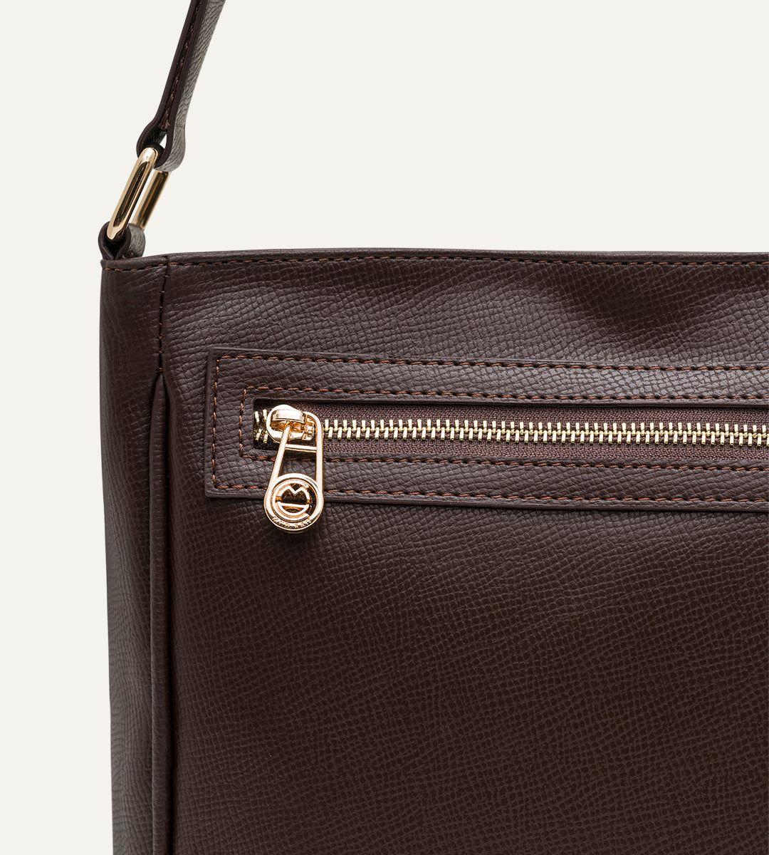 Rose Kahverengi E. Deri Bebek Çantası