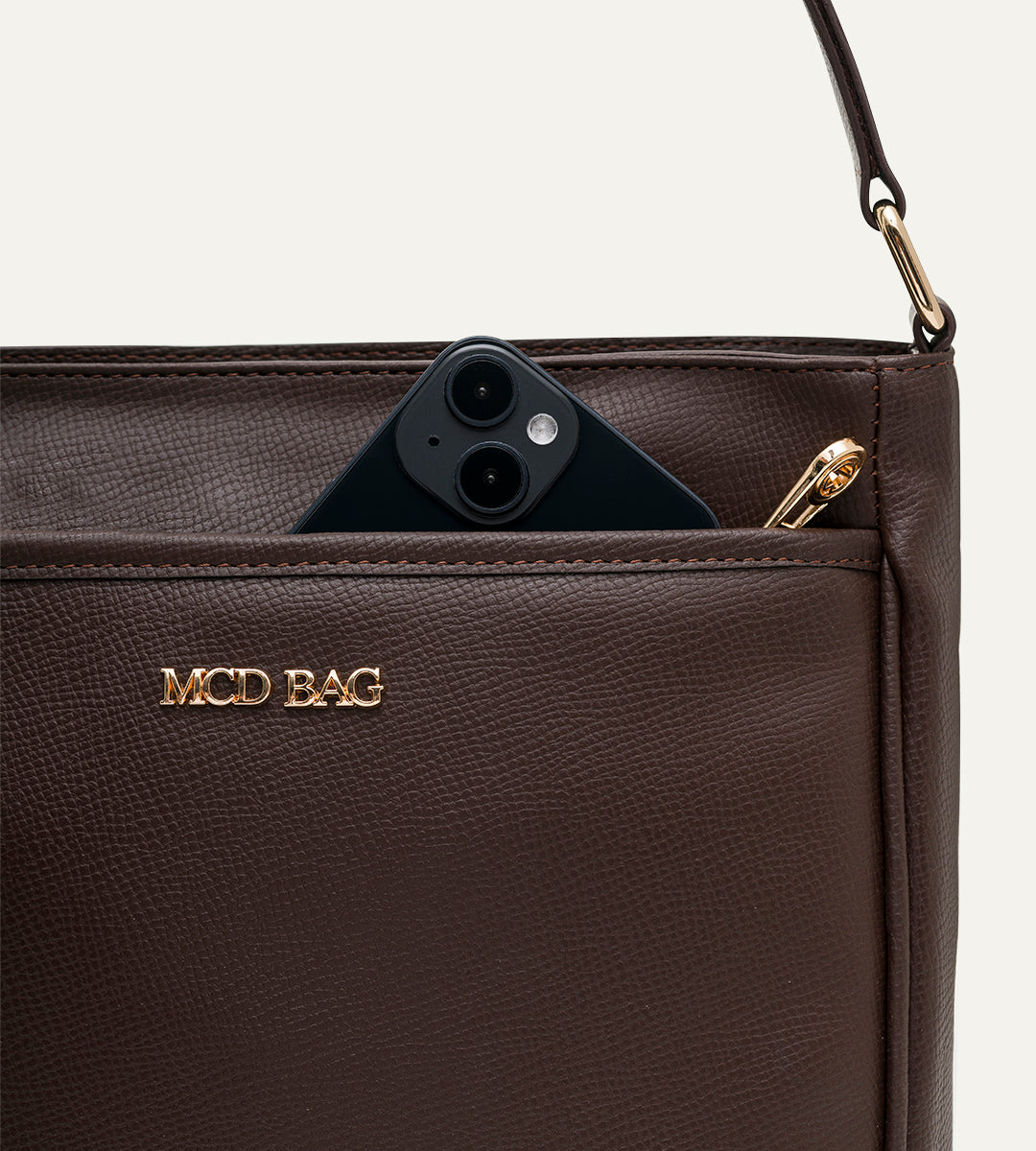 Rose Kahverengi E. Deri Bebek Çantası