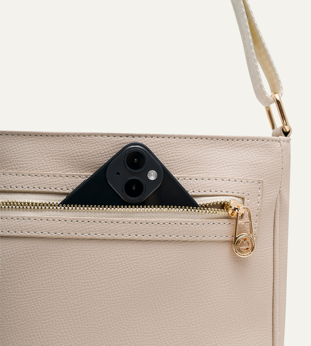 Rose Bej E. Deri Bebek Çantası