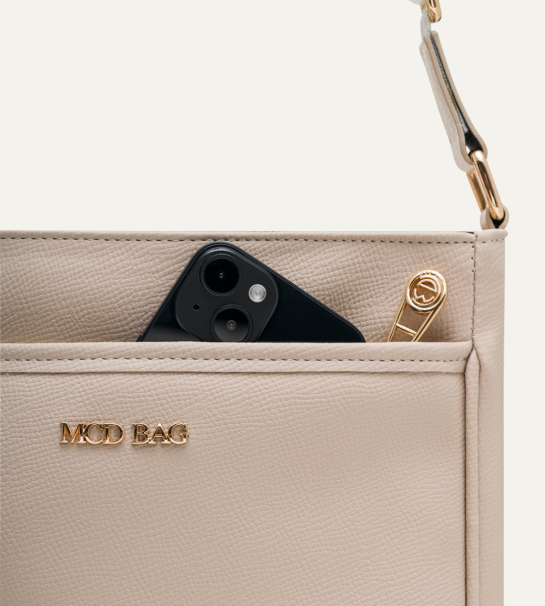 Rose Bej E. Deri Bebek Çantası