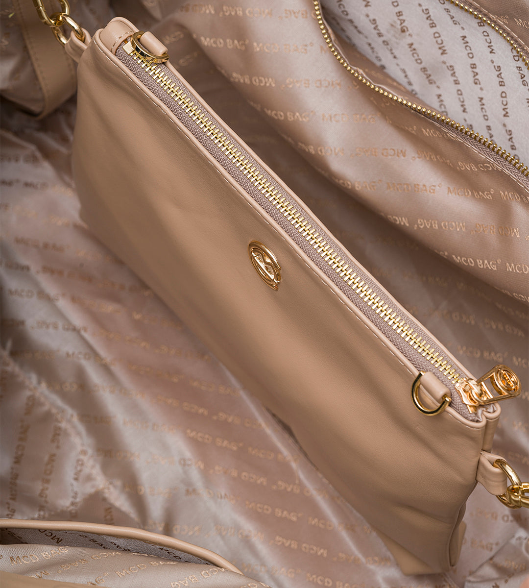 Verona Vizon Deri Bebek Çantası