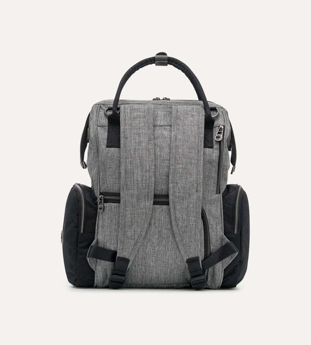 Vista Gri - Siyah Kumaş Bebek Çantası