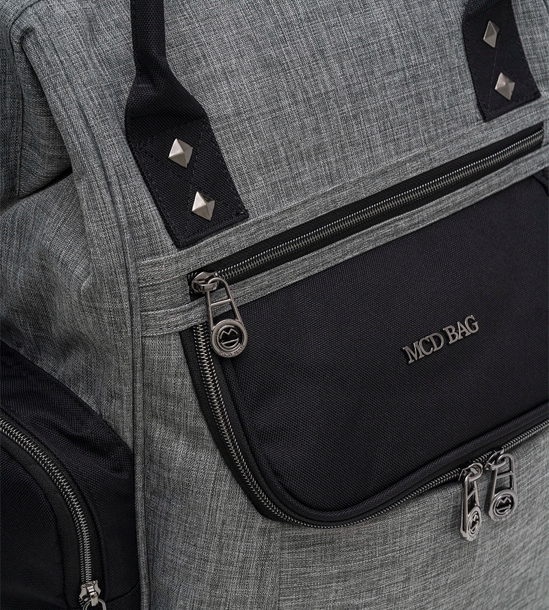 Vista Gri - Siyah Kumaş Bebek Çantası