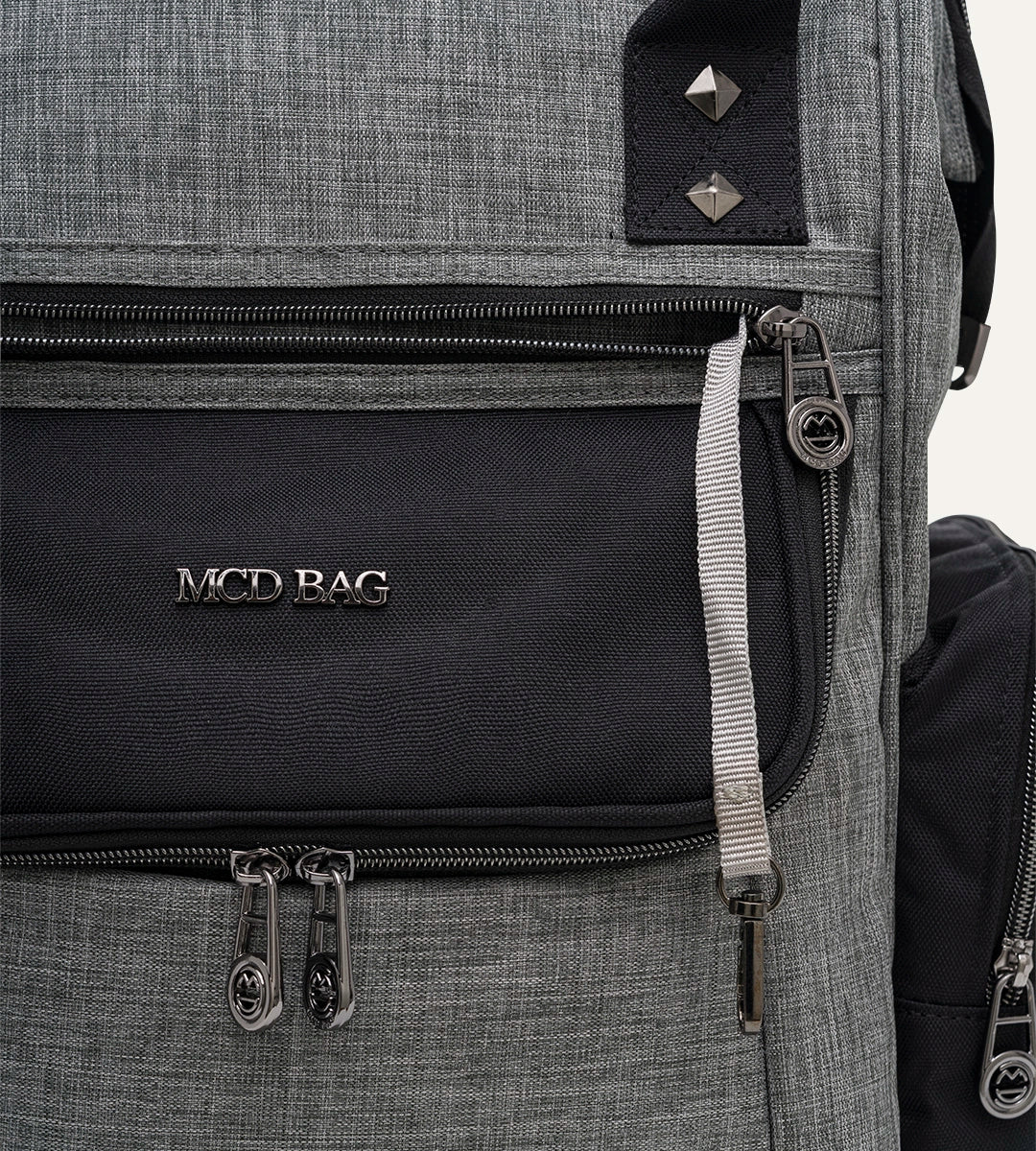 Vista Gri - Siyah Kumaş Bebek Çantası