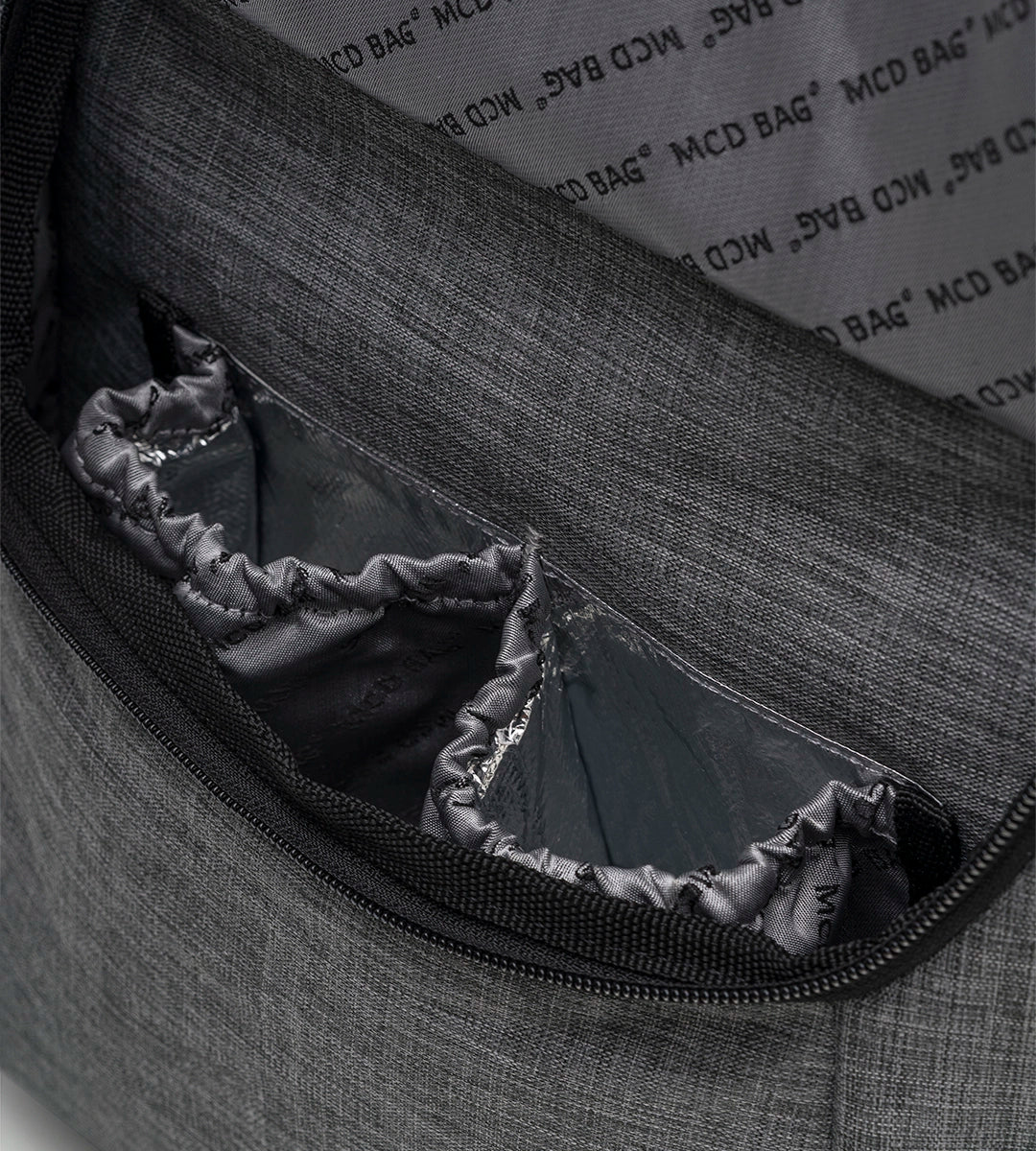 Vista Gri - Siyah Kumaş Bebek Çantası