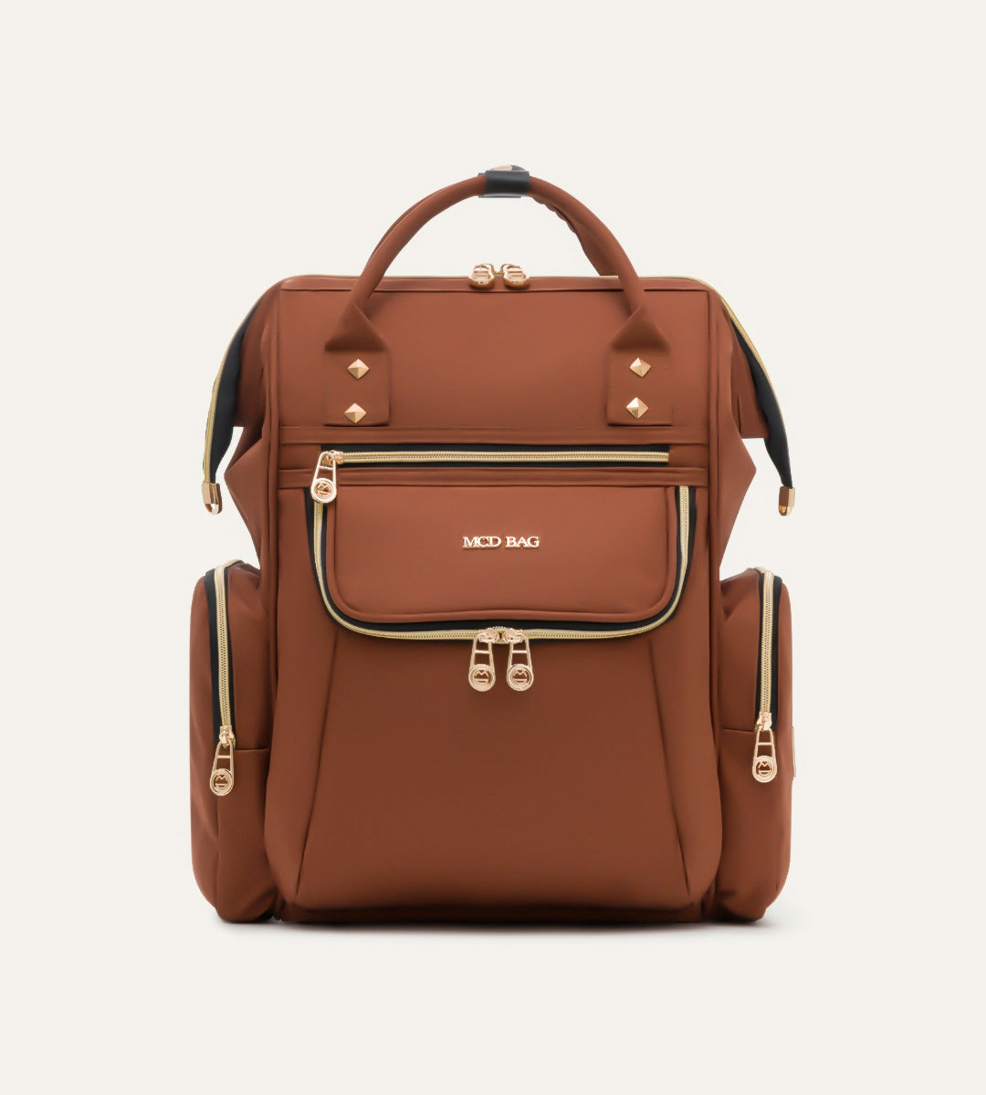 Vista Kahverengi Gold Kumaş Bebek Çantası