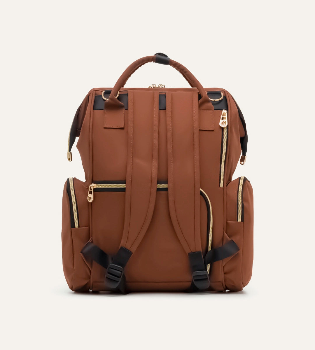 Vista Kahverengi Gold Kumaş Bebek Çantası