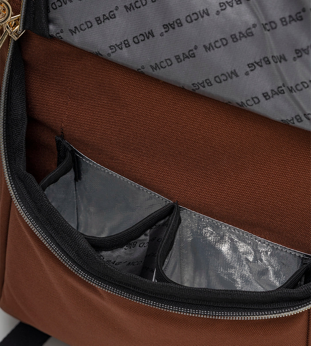 Vista Kahverengi Gold Kumaş Bebek Çantası