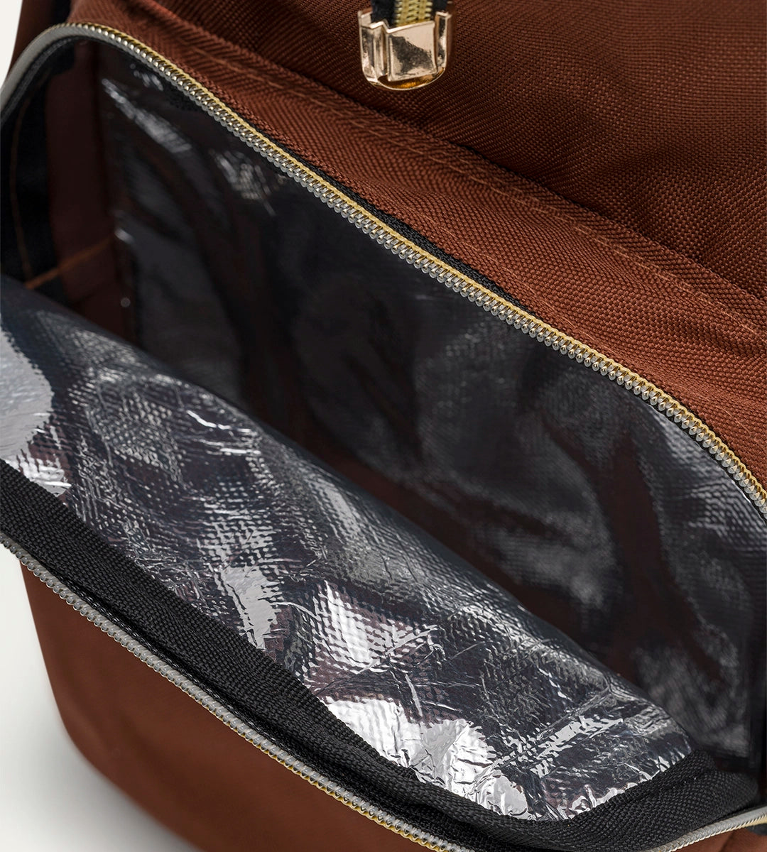 Vista Kahverengi Gold Kumaş Bebek Çantası