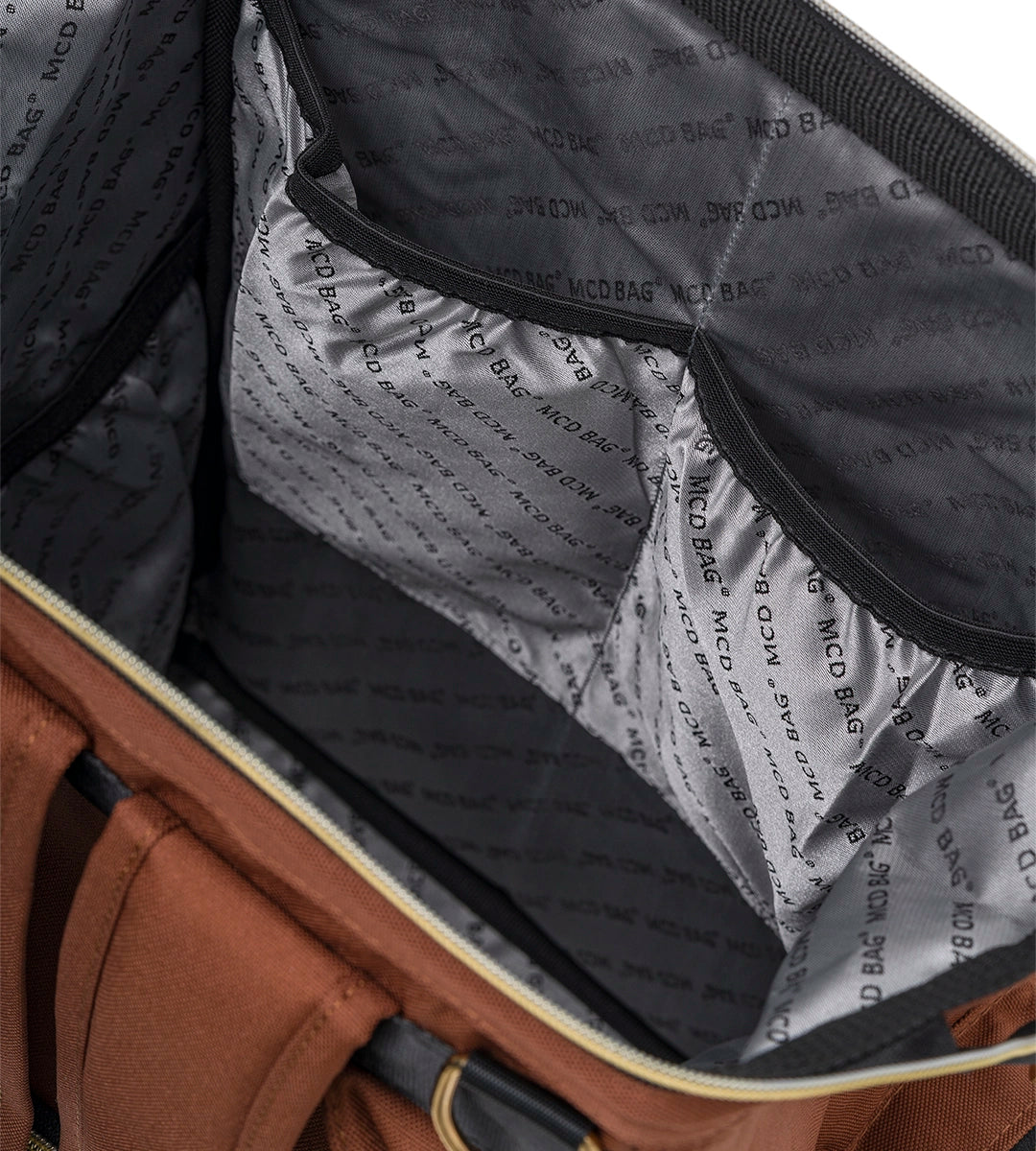 Vista Kahverengi Gold Kumaş Bebek Çantası