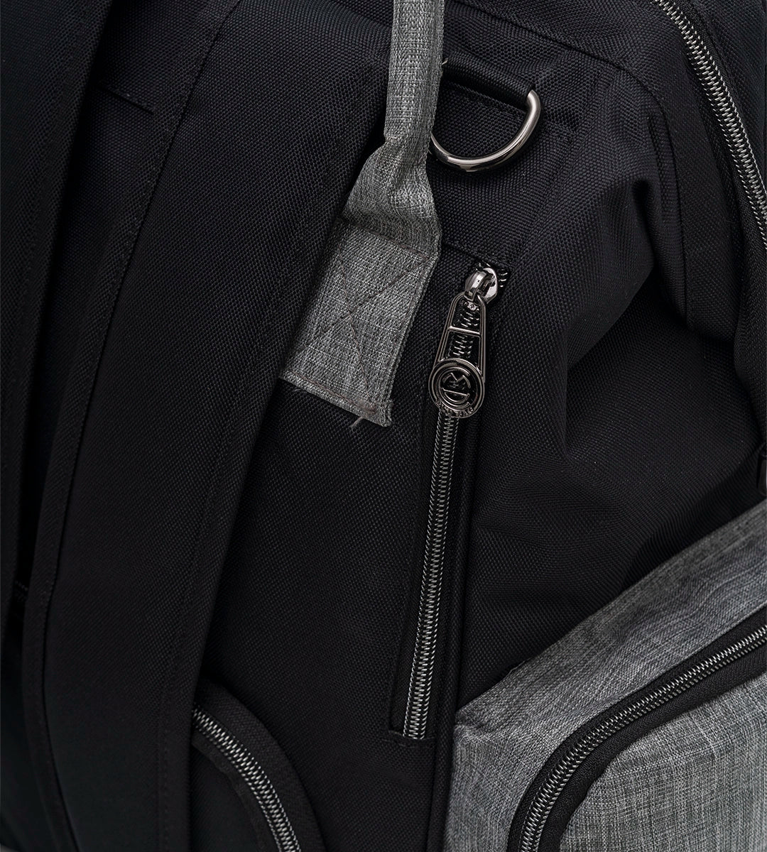 Vista Siyah - Gri Kumaş Bebek Çantası