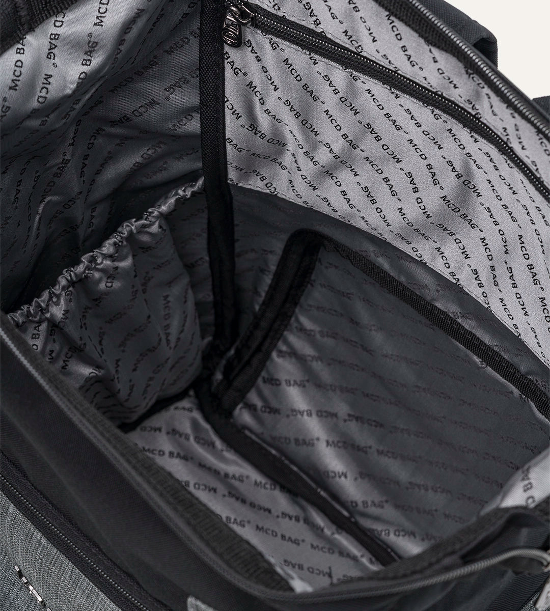 Vista Siyah - Gri Kumaş Bebek Çantası