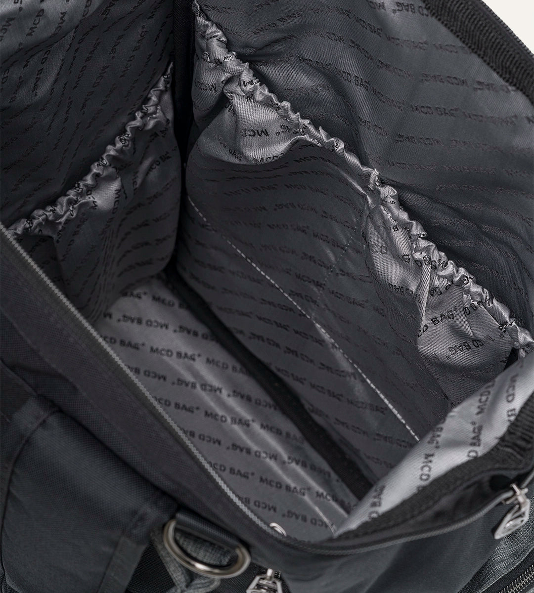 Vista Siyah - Gri Kumaş Bebek Çantası