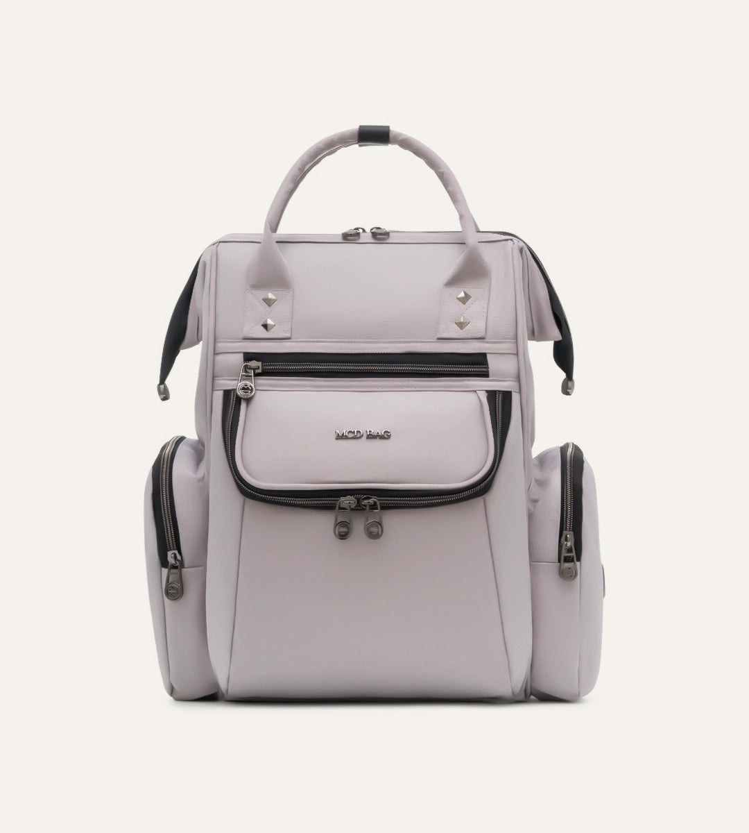 Vista Pastel Gri Kumaş Bebek Çantası