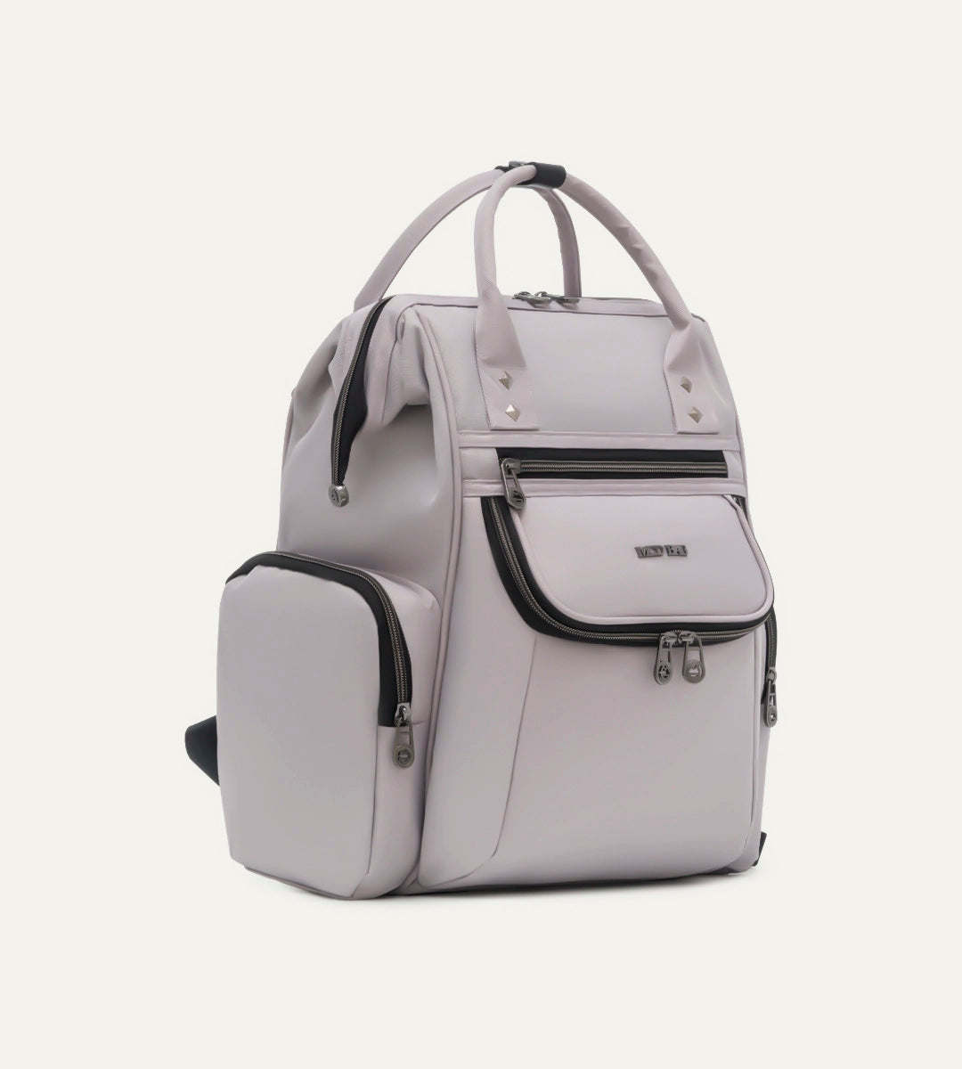 Vista Pastel Gri Kumaş Bebek Çantası