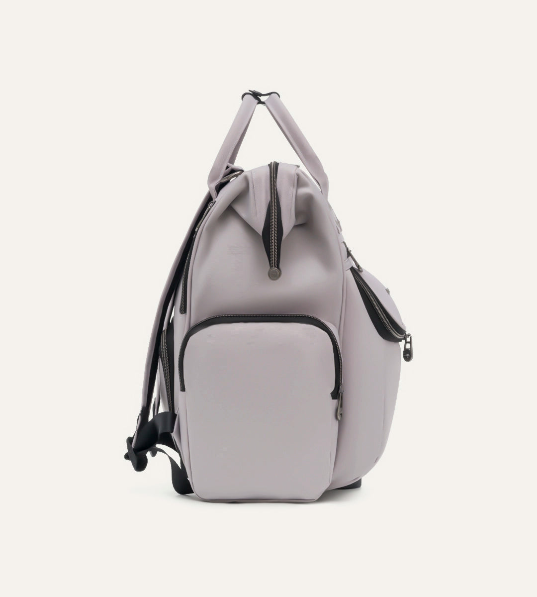 Vista Pastel Gri Kumaş Bebek Çantası