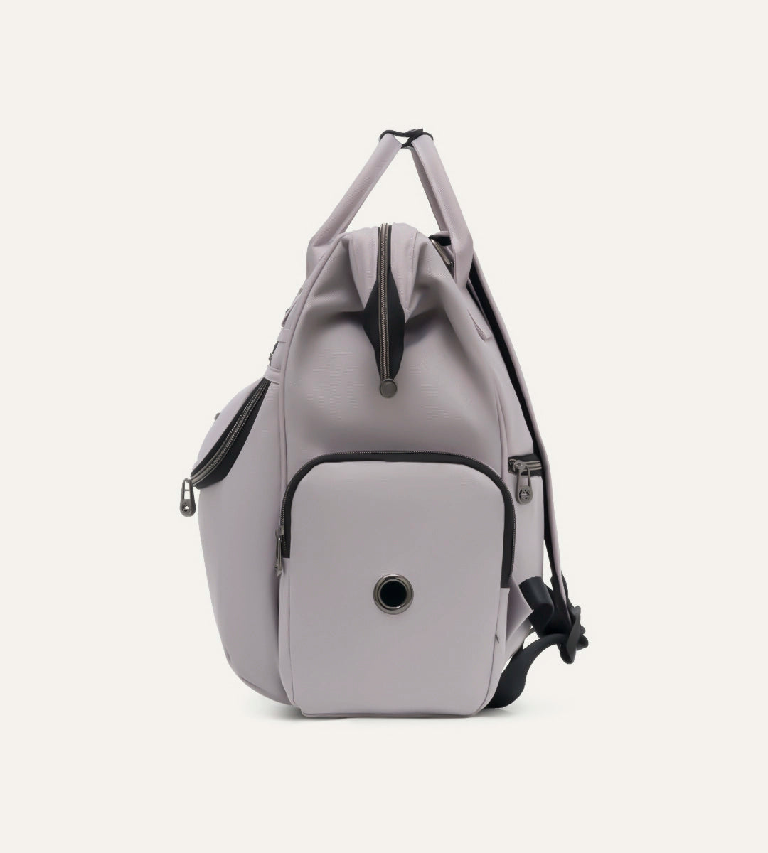 Vista Pastel Gri Kumaş Bebek Çantası