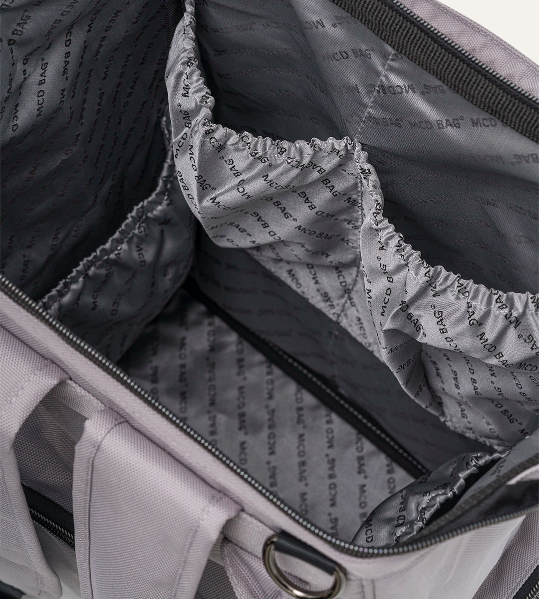 Vista Pastel Gri Kumaş Bebek Çantası