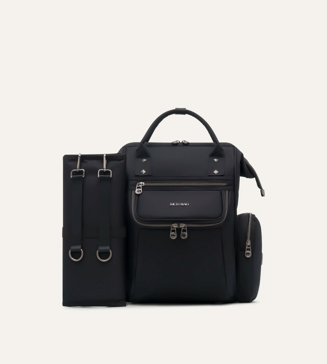 Vista Siyah Kumaş Bebek Çantası