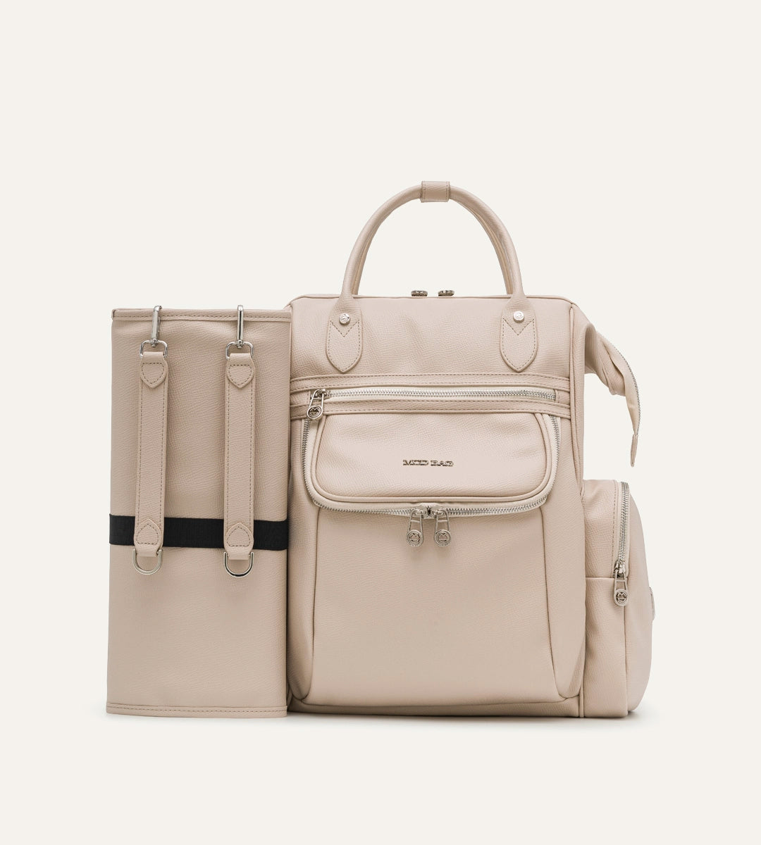 Vista Bej E. Deri Nikel Bebek Bakım Çantası