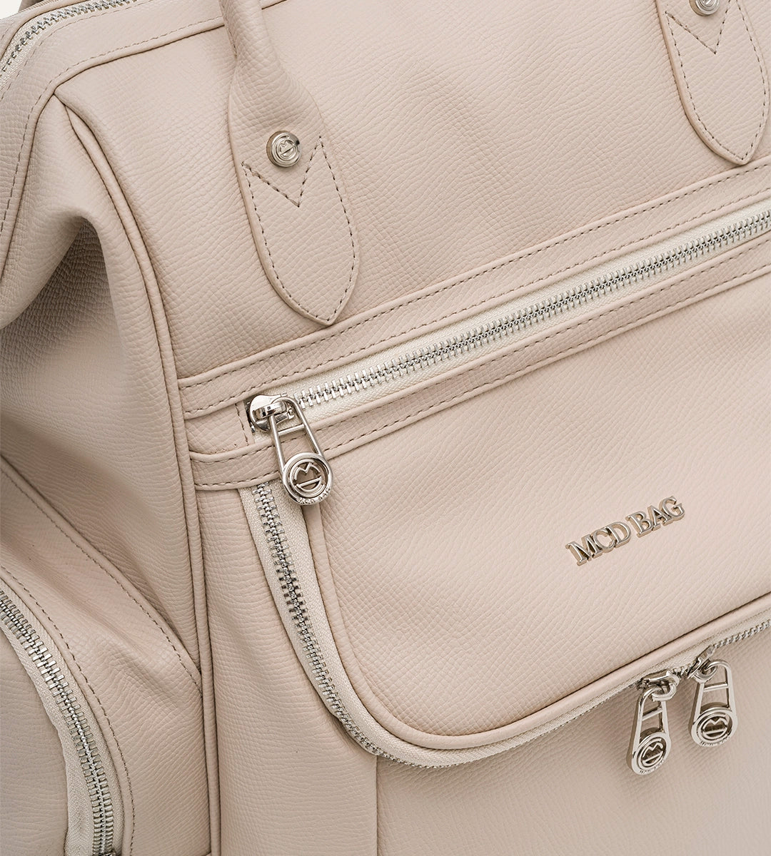 Vista Bej E. Deri Nikel Bebek Bakım Çantası