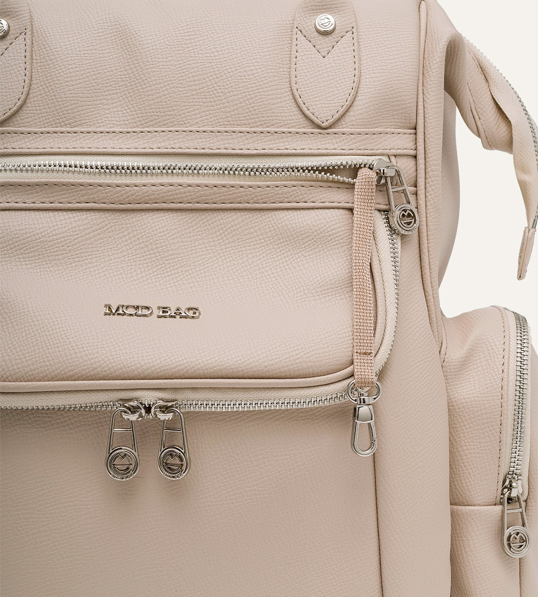 Vista Bej E. Deri Nikel Bebek Bakım Çantası