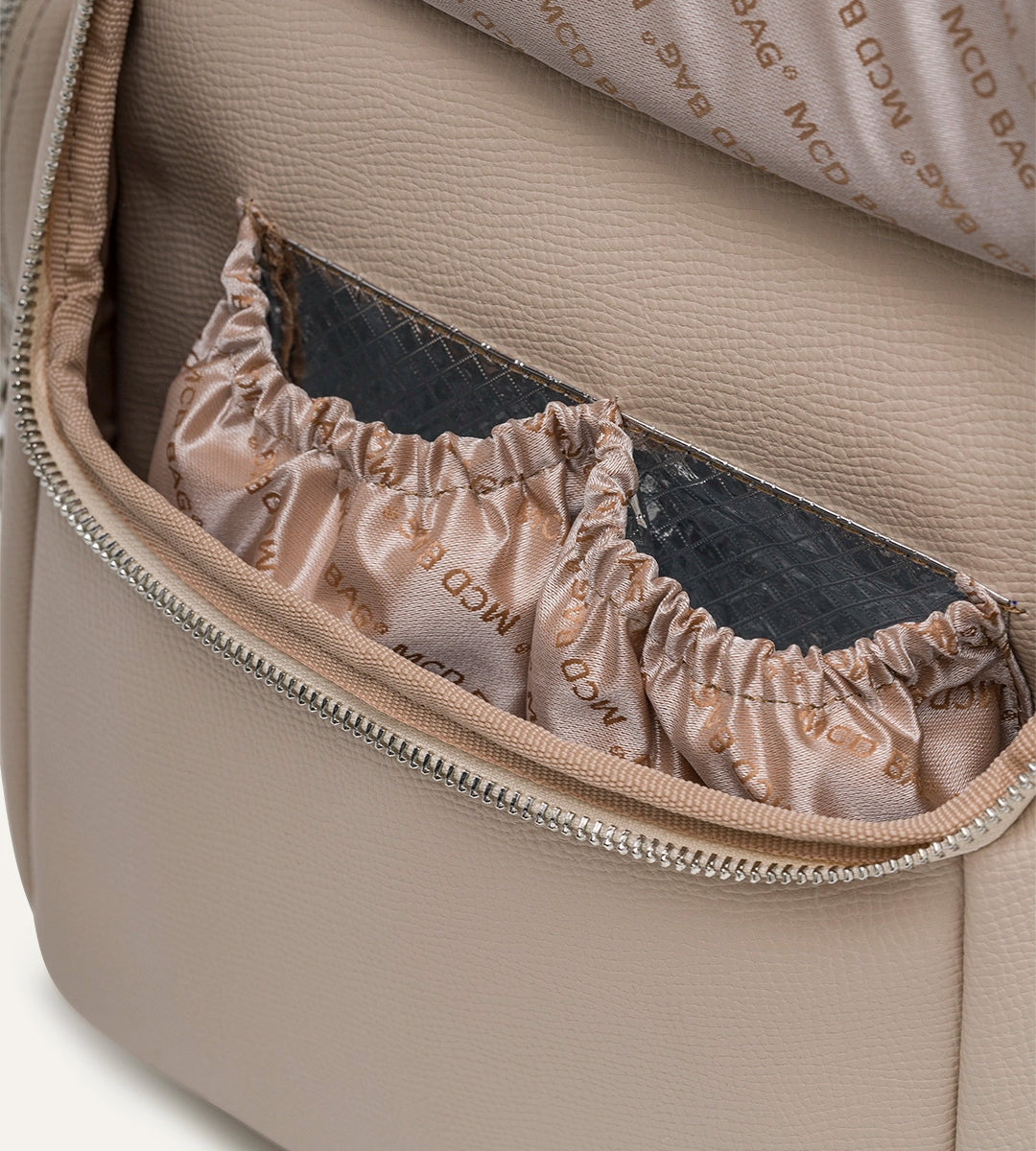 Vista Bej E. Deri Nikel Bebek Bakım Çantası