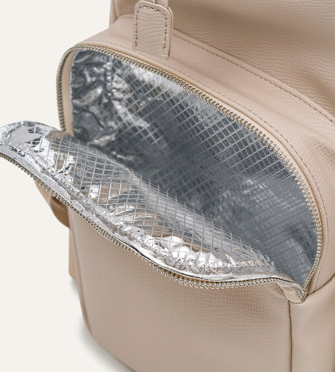 Vista Bej E. Deri Nikel Bebek Bakım Çantası