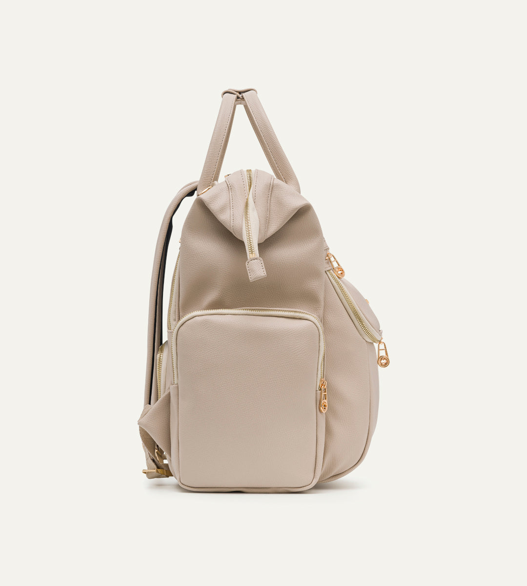 Vista Bej E. Deri Gold Bebek Bakım Çantası