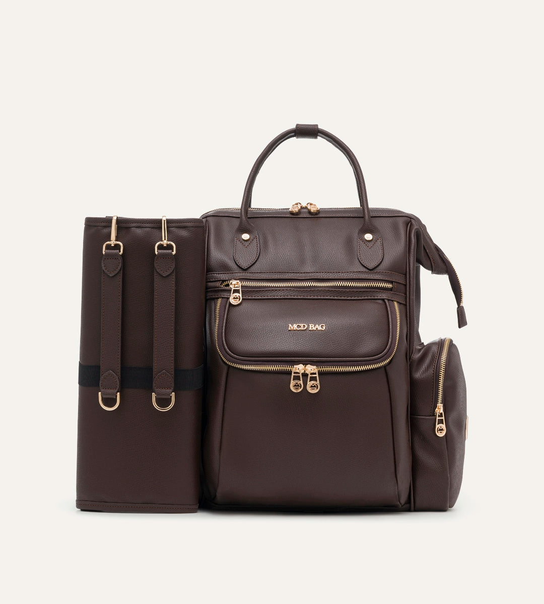 Vista Kahverengi E. Deri Gold Bebek Bakım Çantası