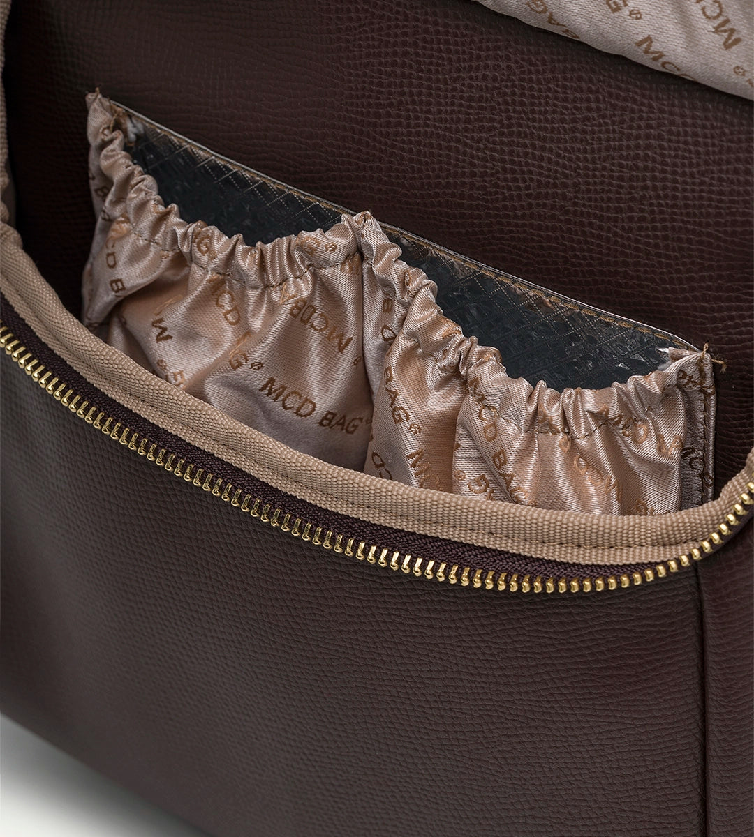 Vista Kahverengi E. Deri Gold Bebek Bakım Çantası