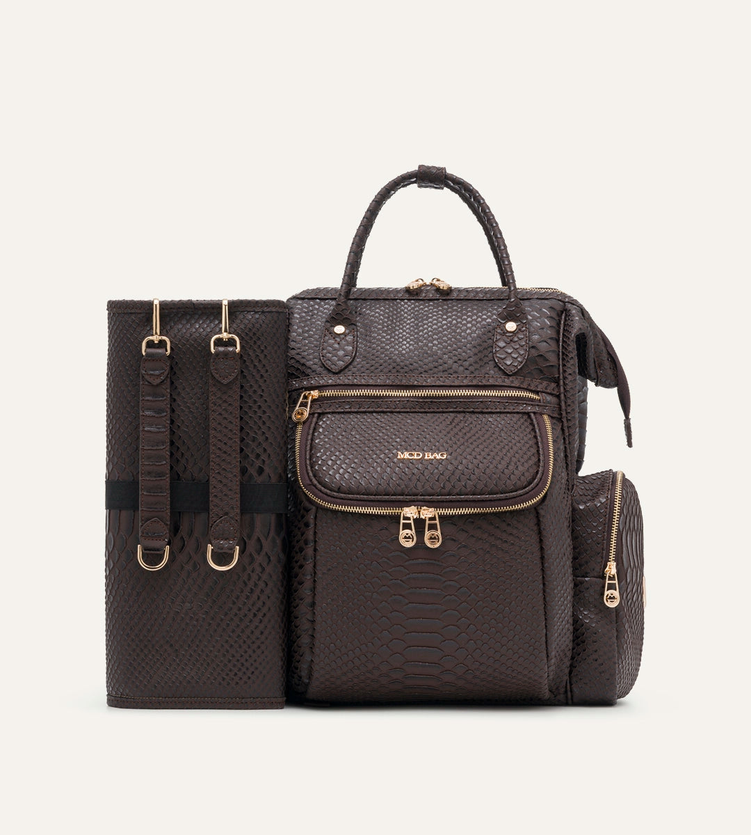 Vista Kahverengi Y. Deri Gold Bebek Bakım Çantası