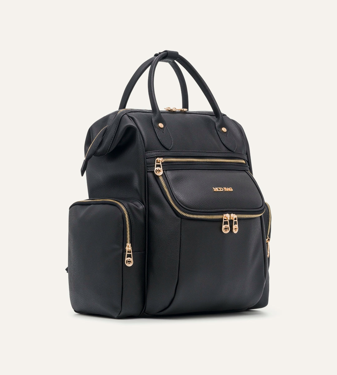 Vista Siyah E. Deri Gold Bebek Bakım Çantası